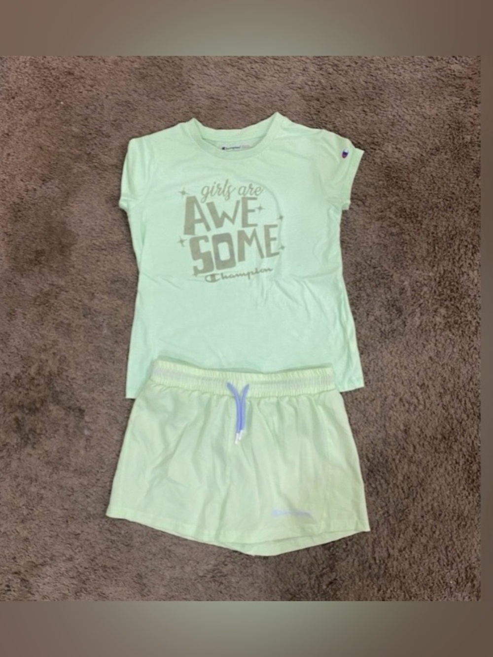 Girls Champion Girls Are Awesome Outfit size 14/16